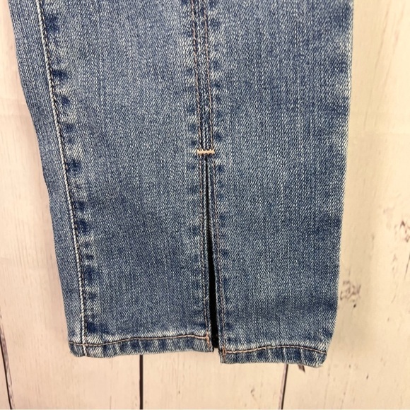 Adriano Goldschmied The Isabelle Denim Jean High Rise Straight Crop Slit Hem - Picture 3 of 10